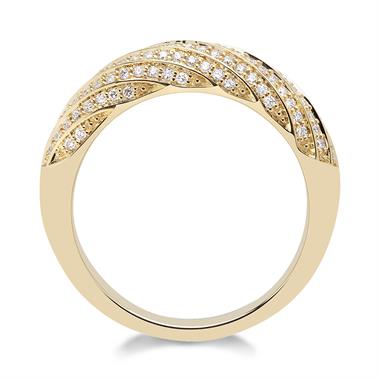 Aira 18ct Yellow Gold Diamond Dress Ring 0.34ct thumbnail