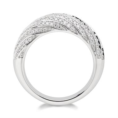 Aira 18ct White Gold Diamond Dress Ring 0.50ct thumbnail
