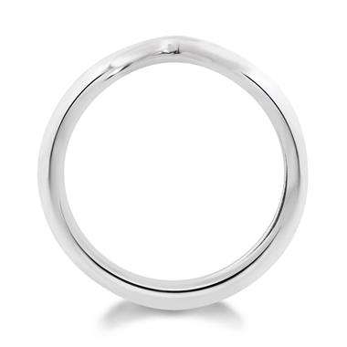 Platinum Shaped Wedding Ring thumbnail