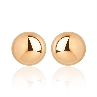 18ct Rose Gold Ball Stud Earrings 5mm thumbnail