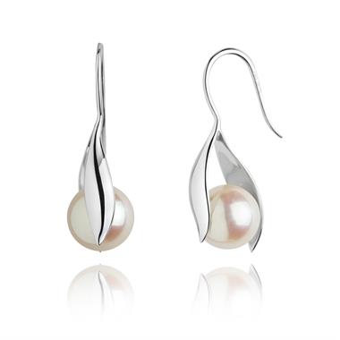 Snowdrop 18ct White Gold Akoya Pearl Earrings thumbnail