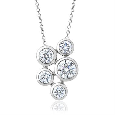 Alchemy 18ct White Gold 0.38ct Diamond Pendant thumbnail