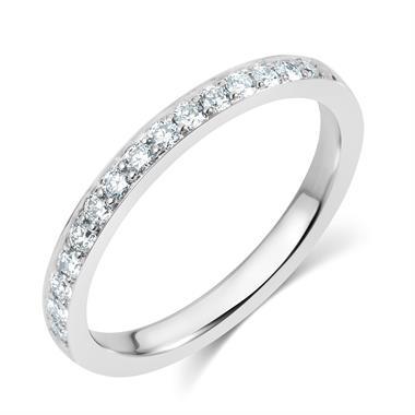 Platinum Diamond Half Eternity Ring 0.30ct thumbnail