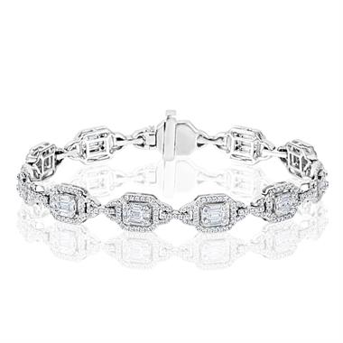 Odyssey 18ct White Gold Diamond Bracelet thumbnail 
