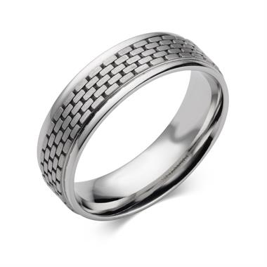 Palladium Brick Patterned Band thumbnail