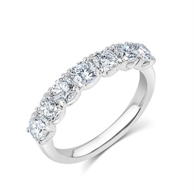 Platinum Diamond Half Eternity Ring 1.50ct thumbnail 
