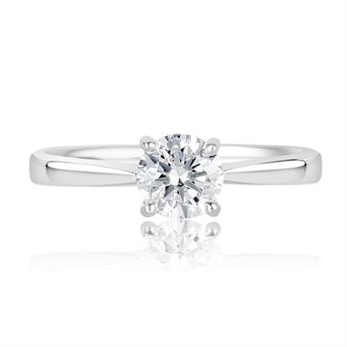 Platinum Diamond Solitaire Engagement Ring 1.00ct  thumbnail