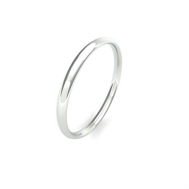 Palladium Heavy Traditional Court Wedding Ring thumbnail