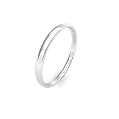 Platinum Heavy Modern Court Wedding Ring thumbnail