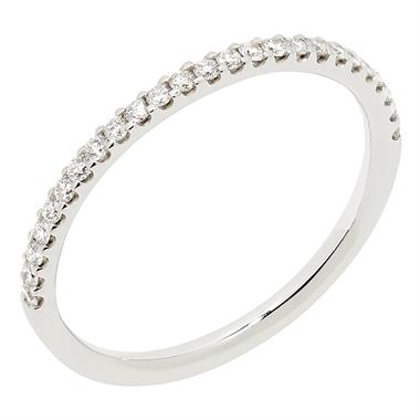 Platinum Fine Claw Brilliant Cut 0.25ct Diamond Ring thumbnail