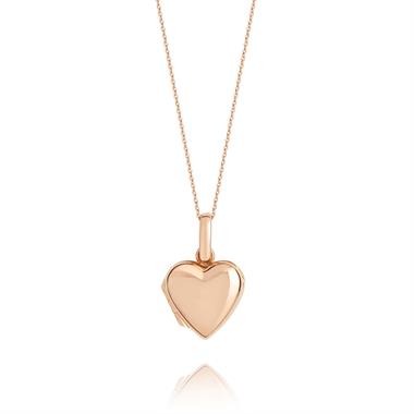 18ct Rose Gold Heart Locket thumbnail