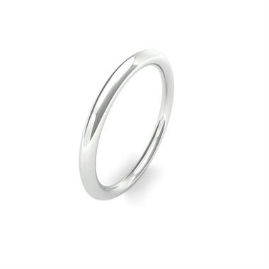 Platinum Heavy Traditional Court Wedding Ring thumbnail