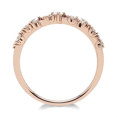 18ct Rose Gold Diamond Dress Ring 0.33ct thumbnail