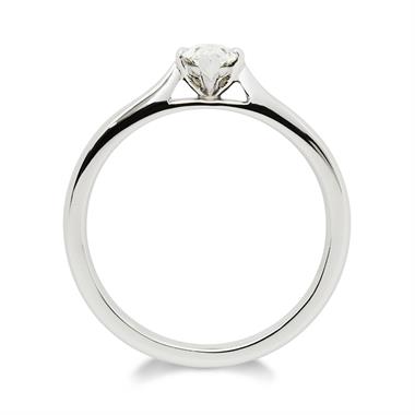 Platinum Marquise Cut Diamond Solitaire Engagement Ring 0.50ct thumbnail