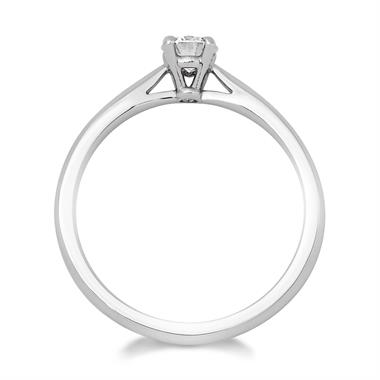 Platinum Classic Design Diamond Solitaire Engagement Ring 0.25ct thumbnail