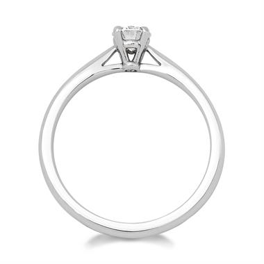Platinum Classic Design Diamond Solitaire Engagement Ring 0.30ct thumbnail