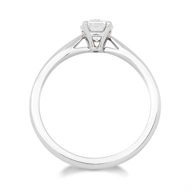 Platinum Classic Design Diamond Solitaire Engagement Ring 0.60ct thumbnail