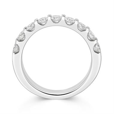 Platinum Diamond Half Eternity Ring 1.00ct thumbnail