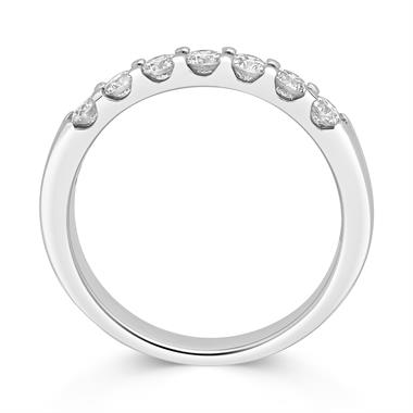 Platinum Diamond Half Eternity Ring 0.50ct thumbnail