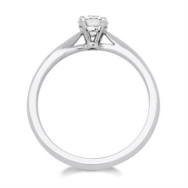 18ct White Gold Classic Design Diamond Solitaire Engagement Ring 0.40ct thumbnail