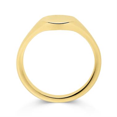 18ct Yellow Gold Oval Signet Ring thumbnail