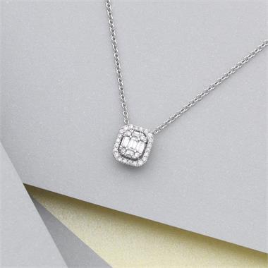 Odyssey 18ct White Gold Diamond Necklace 0.20ct thumbnail