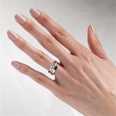 Platinum Classic Design Diamond Solitaire Engagement Ring 0.50ct thumbnail