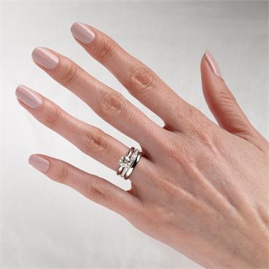 Platinum Classic Design Diamond Solitaire Engagement Ring 1.00ct thumbnail
