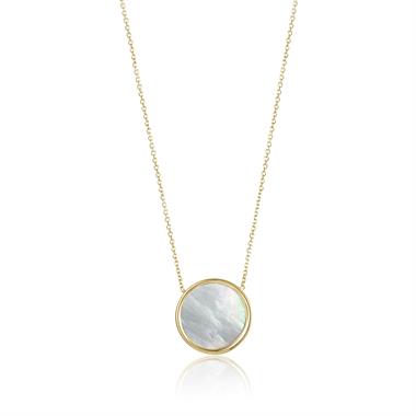 Nova 18ct Yellow Gold Mother of Pearl Necklace thumbnail