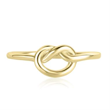 Forget Me Knot 18ct Yellow Gold Knot Design Dress Ring thumbnail