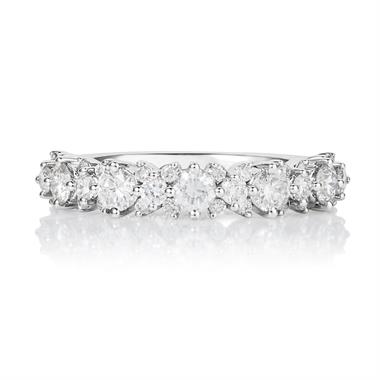 18ct White Gold Diamond Dress Ring 0.75ct thumbnail