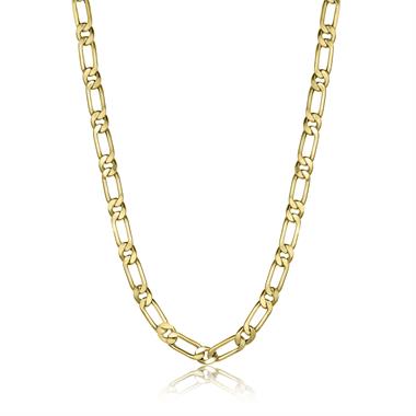 18ct Yellow Gold Figaro Link Necklace thumbnail