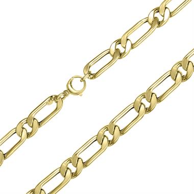 18ct Yellow Gold Figaro Link Necklace thumbnail