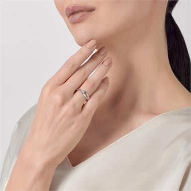 Mon Coeur 18ct White Gold Diamond Dress Ring 0.08ct thumbnail