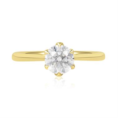 18ct Yellow Gold Diamond Solitaire Engagement Ring 1.00ct  thumbnail