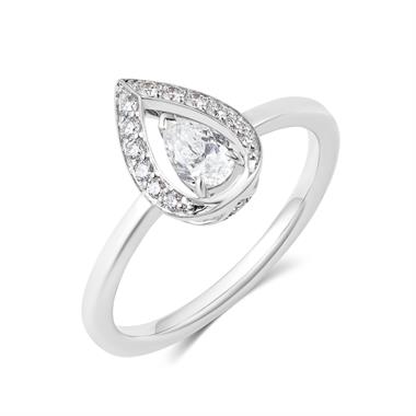 Theia 18ct White Gold Diamond Ring thumbnail