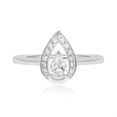 Theia 18ct White Gold Diamond Ring thumbnail