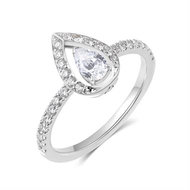 Theia 18ct White Gold Diamond Ring thumbnail