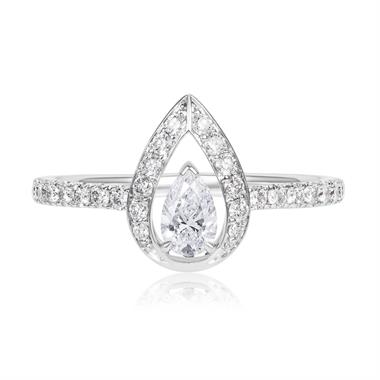 Theia 18ct White Gold Diamond Ring thumbnail