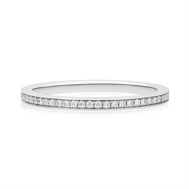 Platinum Diamond Full Eternity Ring 0.24ct thumbnail