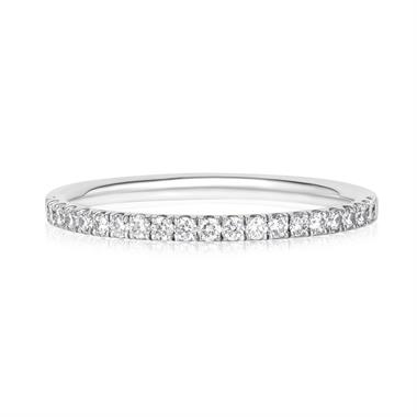 Platinum Diamond Half Eternity Ring 0.22ct thumbnail