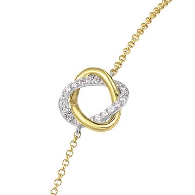 Aira 18ct Yellow Gold Diamond Bracelet thumbnail