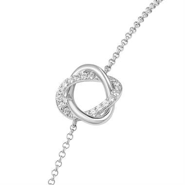 Aira 18ct White Gold Diamond Bracelet thumbnail