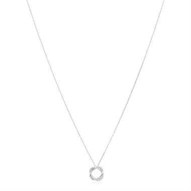 Aira 18ct White Gold Diamond Necklace thumbnail