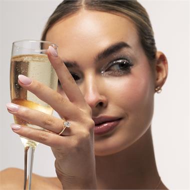 18ct Yellow Gold Pear Diamond Solitaire Engagement Ring 1.21ct thumbnail