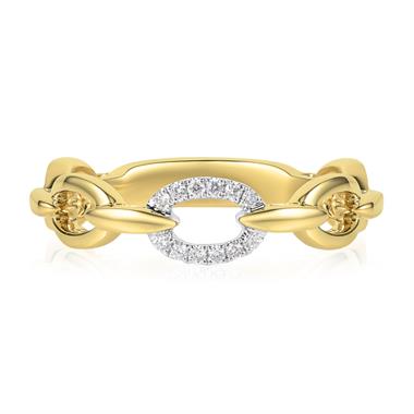 Artemis 18ct Yellow Gold Diamond Ring thumbnail