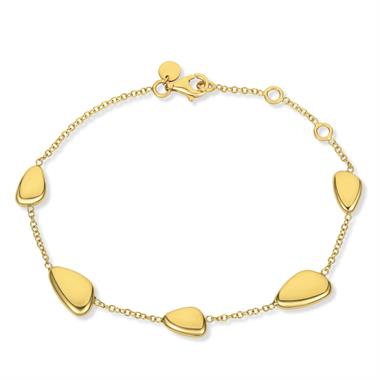 Pebble 18ct Yellow Gold Bracelet thumbnail