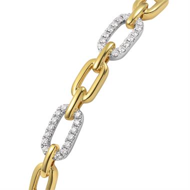 Artemis 18ct Yellow Gold Diamond Bangle thumbnail