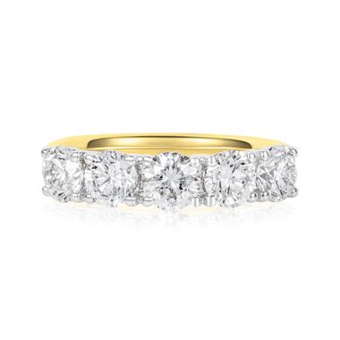 18ct Yellow Gold Lab Grown Diamond Eternity Ring 2.00ct thumbnail