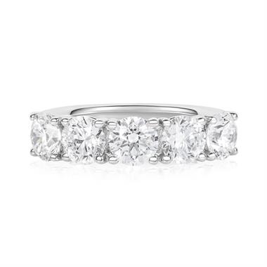 Platinum Lab Grown Diamond Eternity Ring 2.50ct thumbnail